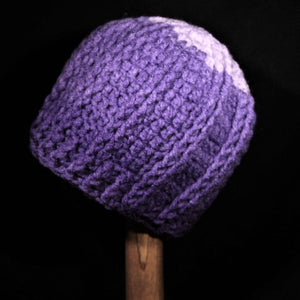 BURSA184 - Crocheted Hat - Lavender (Baby)