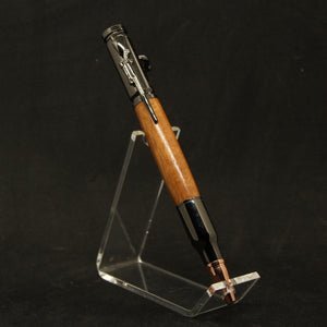 B-DAI Bolt Action Sapele Pen With Gun Metal Trim